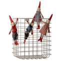 MAILEG - Pixy, Str. 1 - Dreng - R�d knitted vest