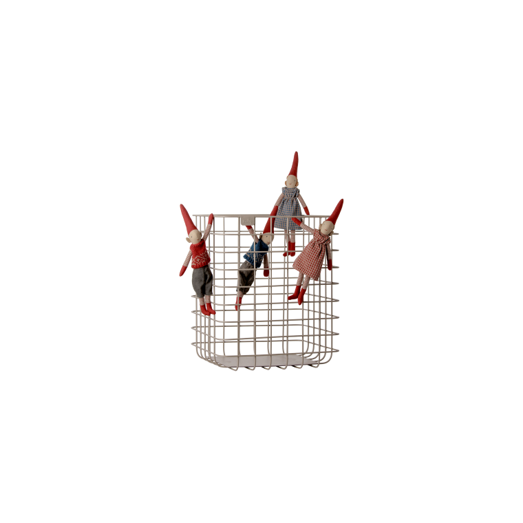 MAILEG - Pixy, Str. 1 - Dreng - R�d knitted vest