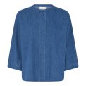 FRAU - Seoul denim skjorte - Clear blue denim