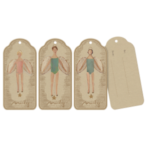 MAILEG - Gavemrker, Engel 12 stk.	