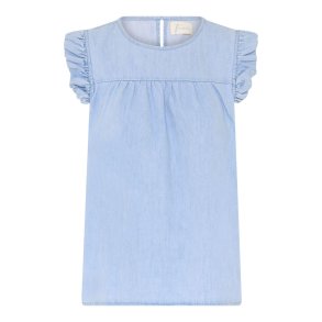 FRAU - Stockholm denim top - Light Blue Denim