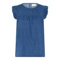 FRAU - Stockholm denim top - Clear Blue Denim