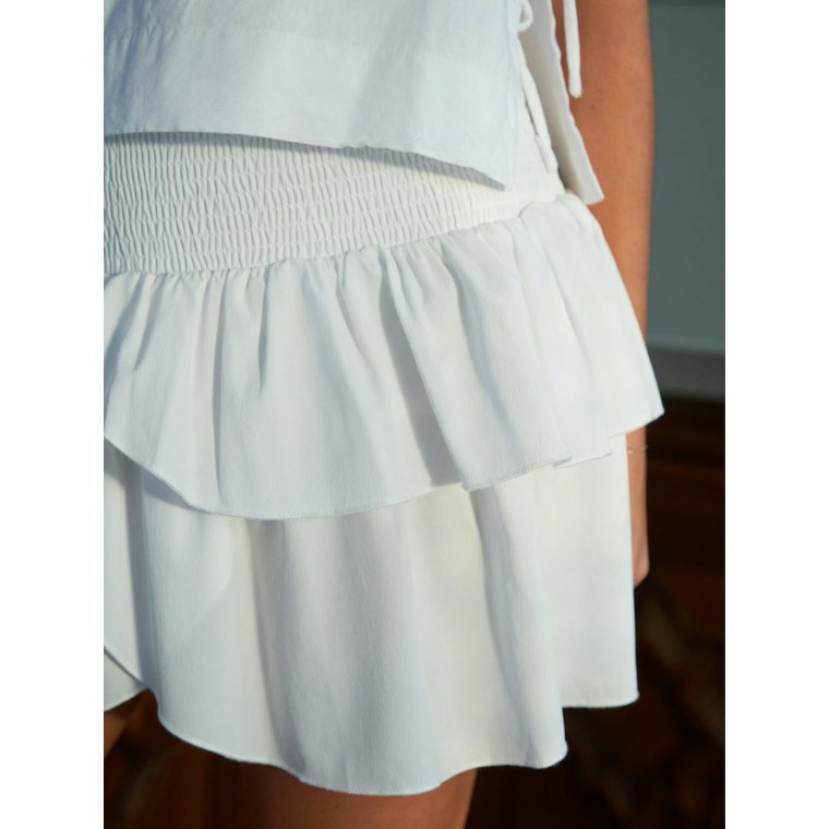 Neo Noir - Carin R Skirt - White