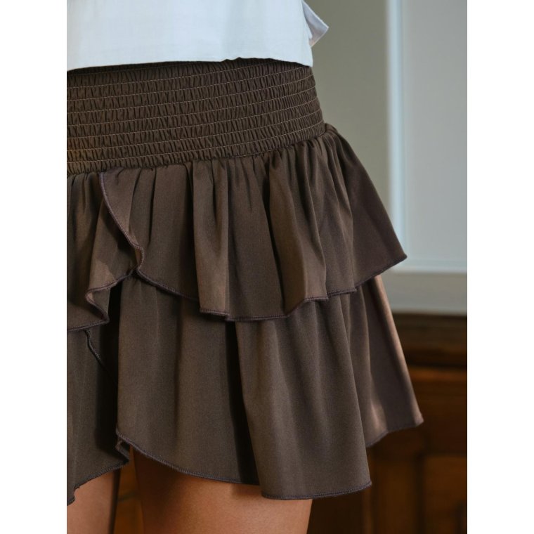 Neo Noir - Carin R Skirt - Dark brown