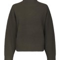 Neo Noir - Paulina Knit Blouse - Moss Green