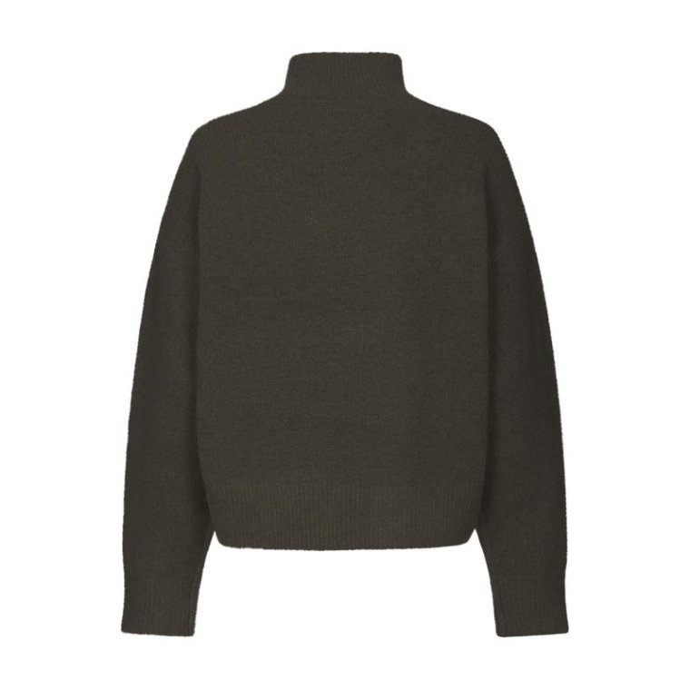 Neo Noir - Paulina Knit Blouse - Moss Green