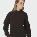 Neo Noir - Paulina Knit Blouse - Dark brown