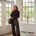 Neo Noir - Paulina Knit Blouse - Dark brown
