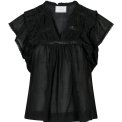 Neo Noir - JAYLA S VOILE TOP - Black