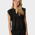 Neo Noir - JAYLA S VOILE TOP - Black