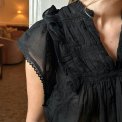 Neo Noir - JAYLA S VOILE TOP - Black