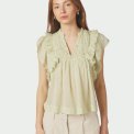 Neo Noir - Jayla S Voile Top - Pistachio
