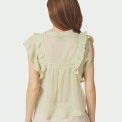 Neo Noir - Jayla S Voile Top - Pistachio
