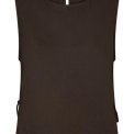 Neo Noir - Svetlana linen Top - Dark brown