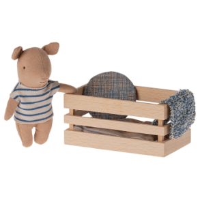 Maileg - Pig in box, Baby - Boy