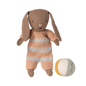 MAILEG - Kanin st, Micro - Brun - Stvet rosa			