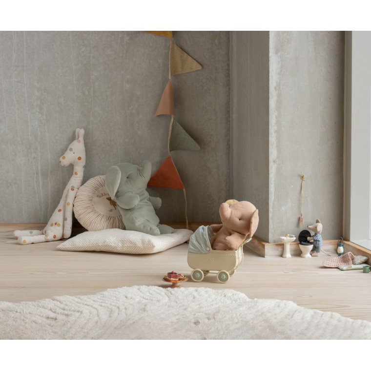 MAILEG - Safari friends, Elefant, Lille - Pudder