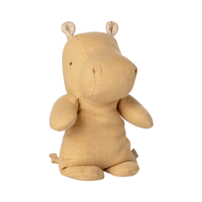 MAILEG - Safari friends, Flodhest, Lille - Creme gul