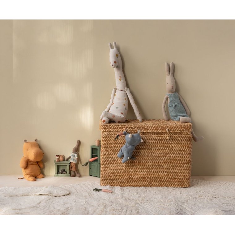 MAILEG - Safari friends, Nsehorn, Lille - Stvet bl