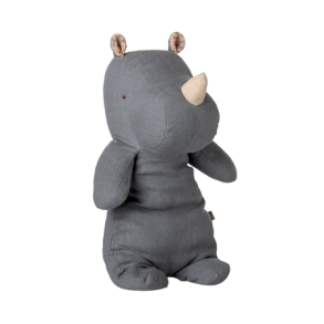 MAILEG - Safari friends, Nsehorn, Medium - Stvet bl