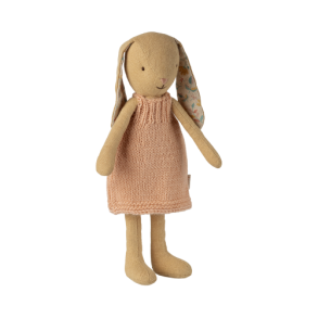 Maileg - Kanin, St�rrelse 1 - Cremegul - Strikket kjole