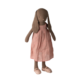 Maileg - Kanin, St�rrelse 3 - Brun - Kjole og sko