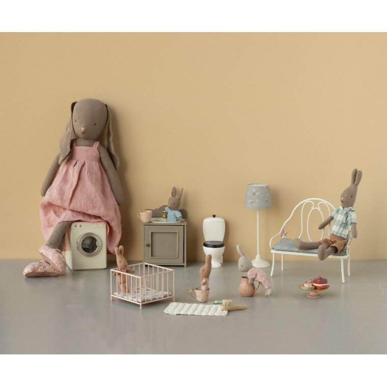 Maileg - Kanin, St�rrelse 3 - Brun - Kjole og sko