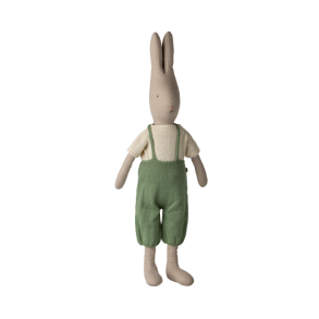 Maileg - Rabbit, Size 5 - Classic - Knitted shirt and overall