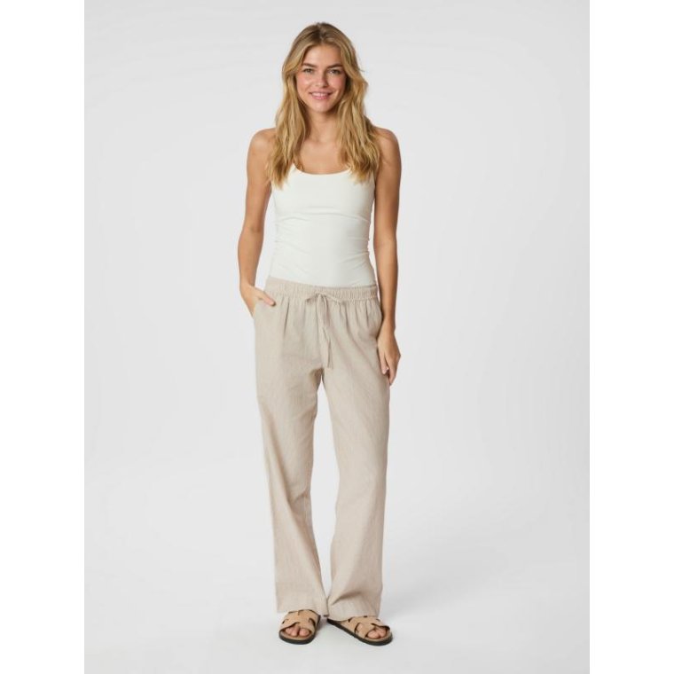 Neo Noir - Sonar Mini Stripe Pants - Sand