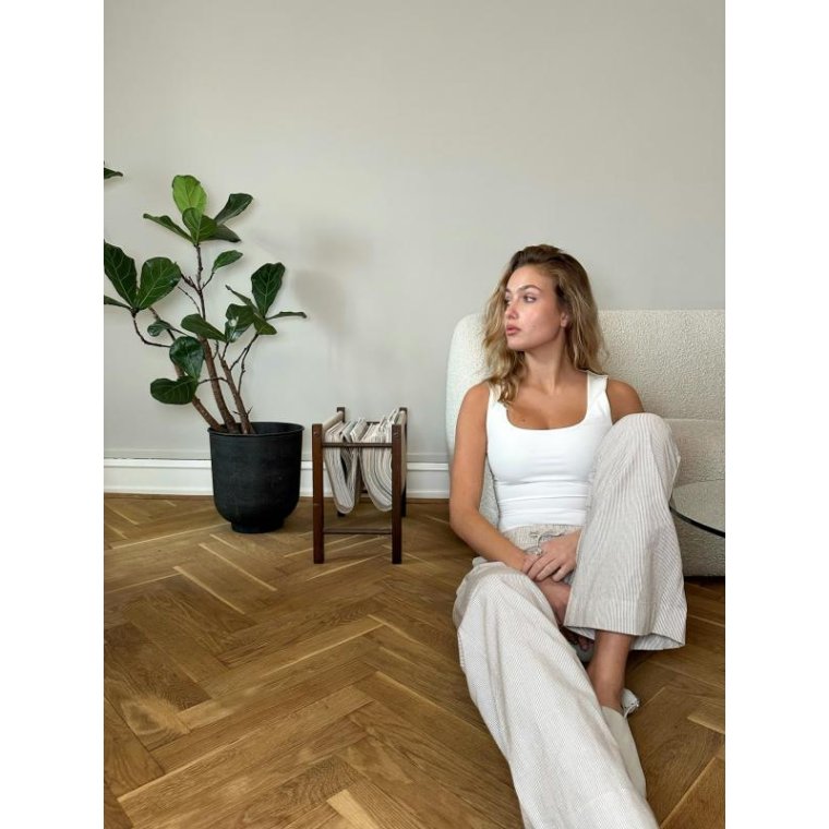 Neo Noir - Sonar Mini Stripe Pants - Sand