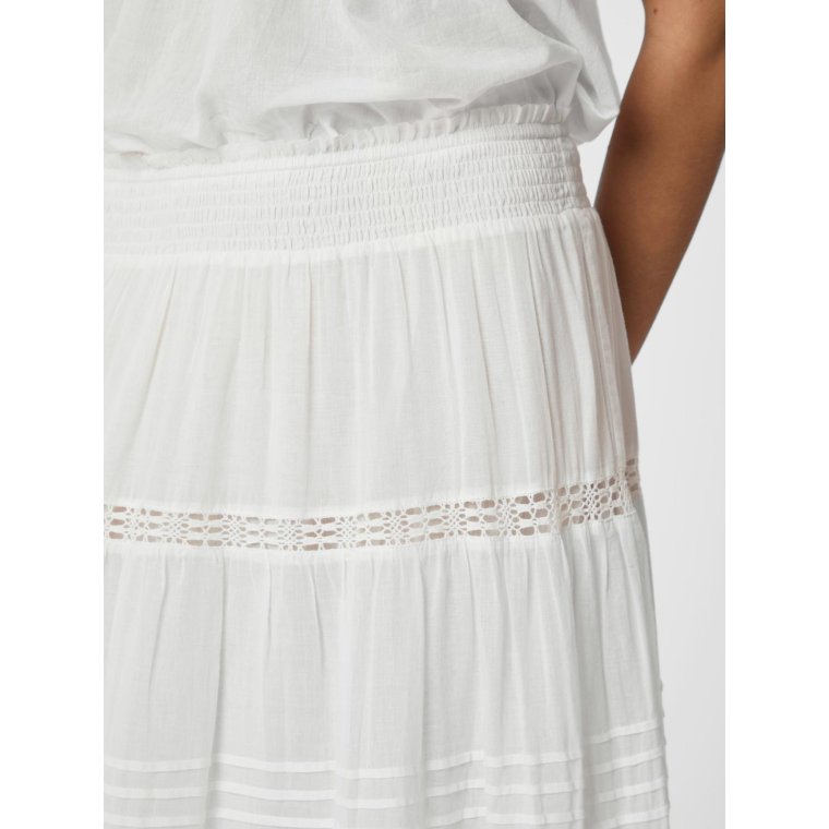 Neo Noir - Felicia S Voile Skirt - White