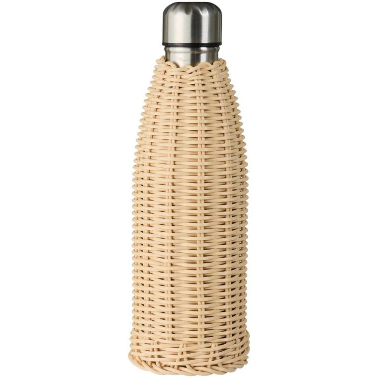 Ib Laursen - Termoflaske polyrattan h�ndflettet 500 ml