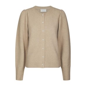 Neo Noir - Nuna Knit Cardigan - Warm Grey