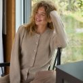 Neo Noir - Nuna Knit Cardigan - Warm Grey