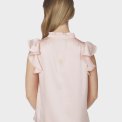 Neo Noir - Stella Heavy Sateen Blouse - Light pink
