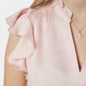 Neo Noir - Stella Heavy Sateen Blouse - Light pink