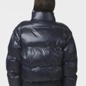 Neo Noir - Rhea Shiny Puffer Jacket - Navy