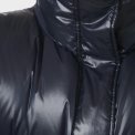 Neo Noir - Rhea Shiny Puffer Jacket - Navy