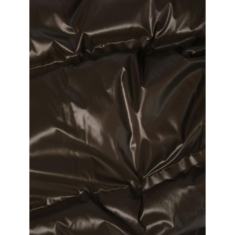 Neo Noir - Rhea Shiny Puffer Jacket - Chocolate Brown