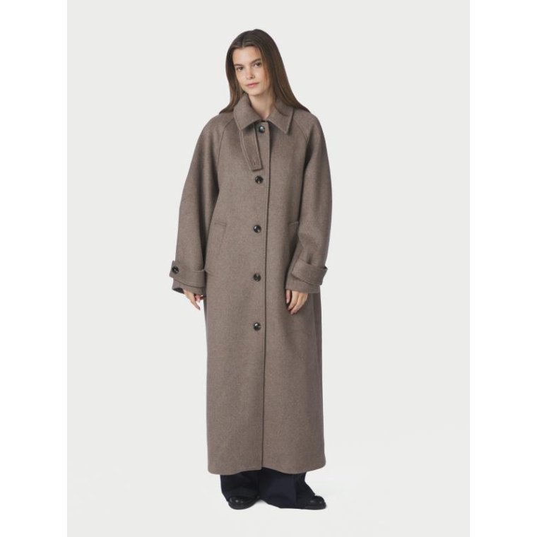 Neo Noir - Keaton Wool Coat - Taupe