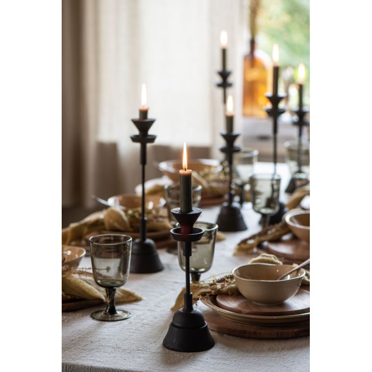 Ib Laursen - Kronelys hrgr rustik - 4 stk.