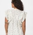 Neo Noir - Jayla Small Blossom Top - Creme