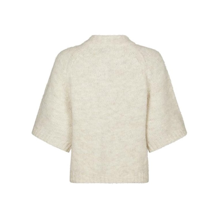 Neo Noir - Benuta Fluffy Knit Cardigan - Ivory