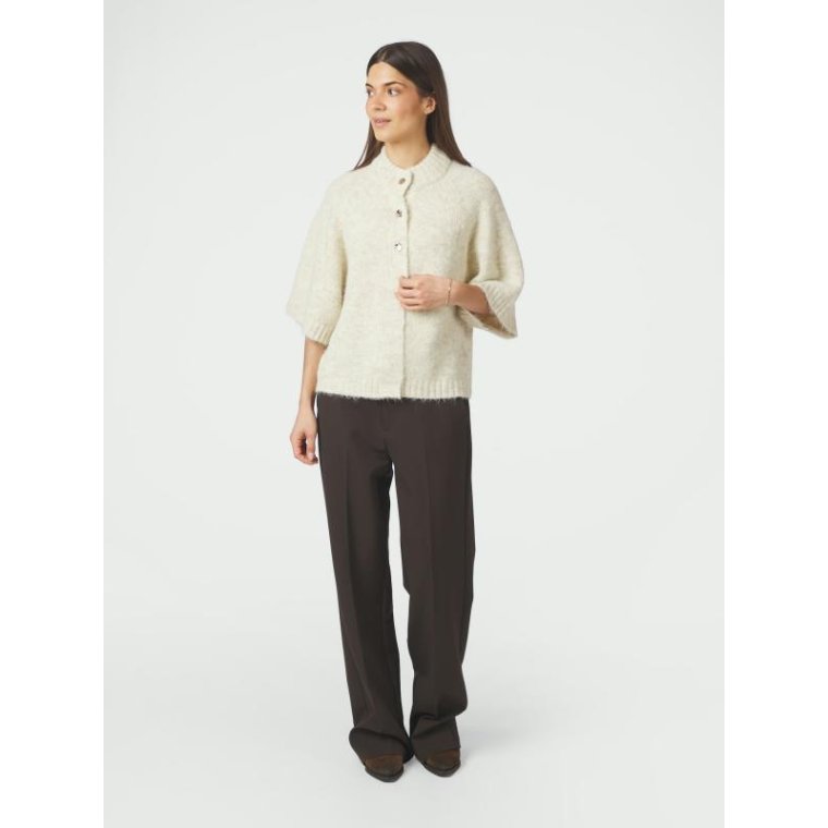 Neo Noir - Benuta Fluffy Knit Cardigan - Ivory