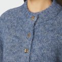 Neo Noir - Benuta Fluffy Knit Cardigan - Smoke Blue