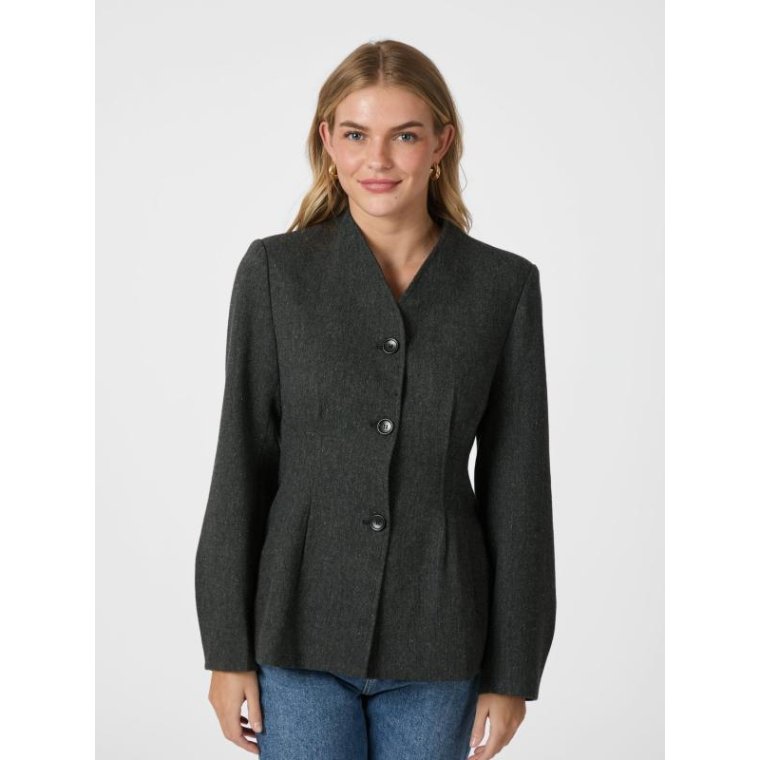 Neo Noir - Senara Blazer - DARK GREY MELANGE	