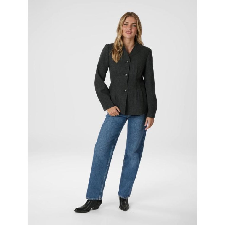 Neo Noir - Senara Blazer - DARK GREY MELANGE	