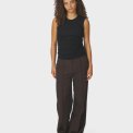 Neo Noir - Nimbi Fine Rib Top - Black