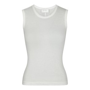 Neo Noir - Nimbi Fine Rib Top - White