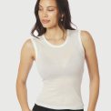Neo Noir - Nimbi Fine Rib Top - White